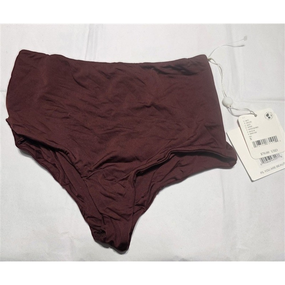 NWO Mai Deluxe S Mod Bottom Free People Swim Bikini Bottom Pinot 132306